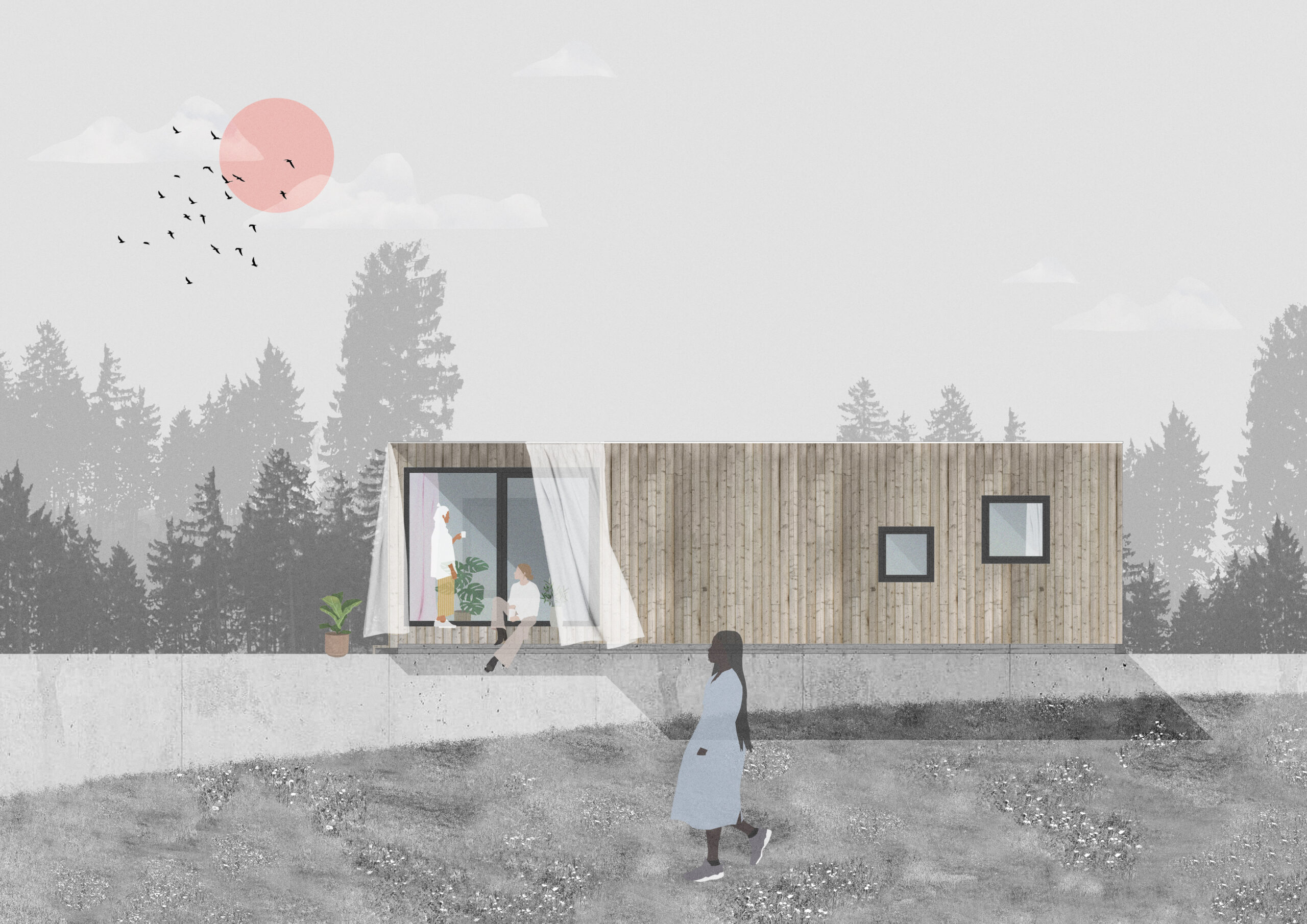 livingunits T2 Ansicht Darstellung