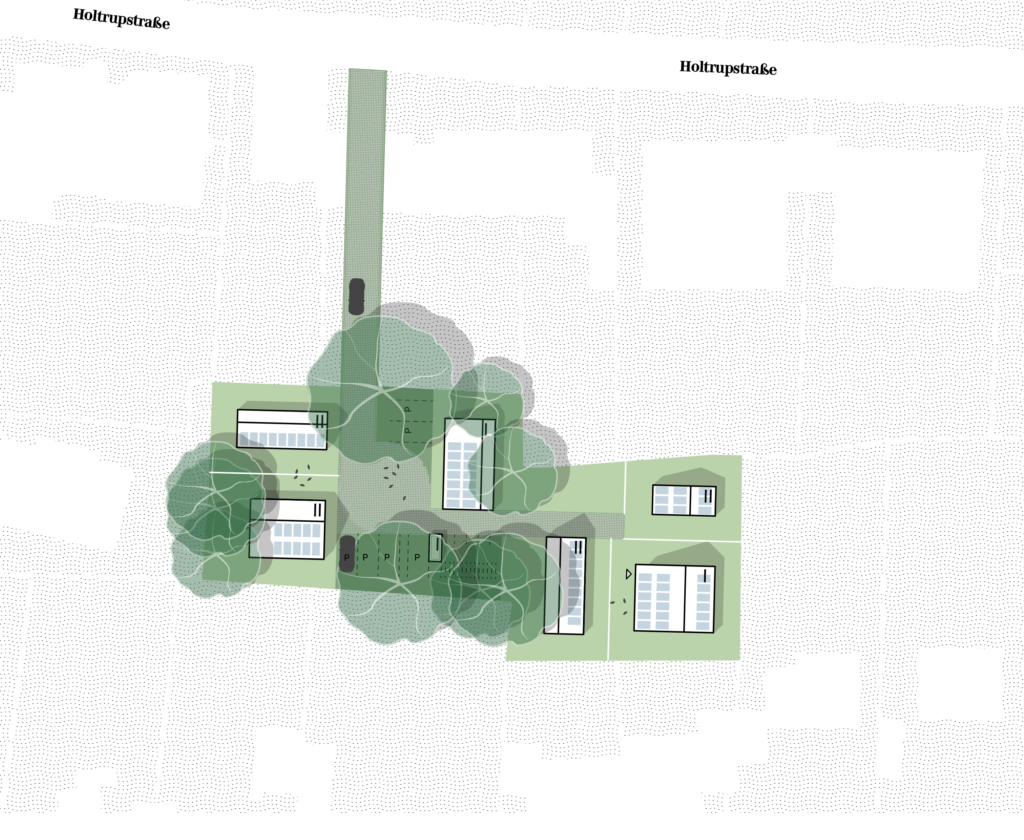 Lageplan livingunits Holtrupstraße Warendorf